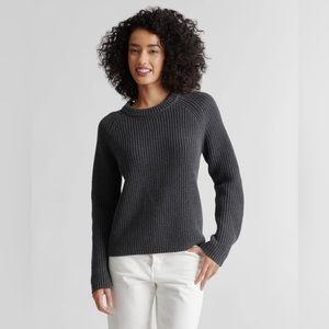 Quince Cotton Fisherman Crew Sweater